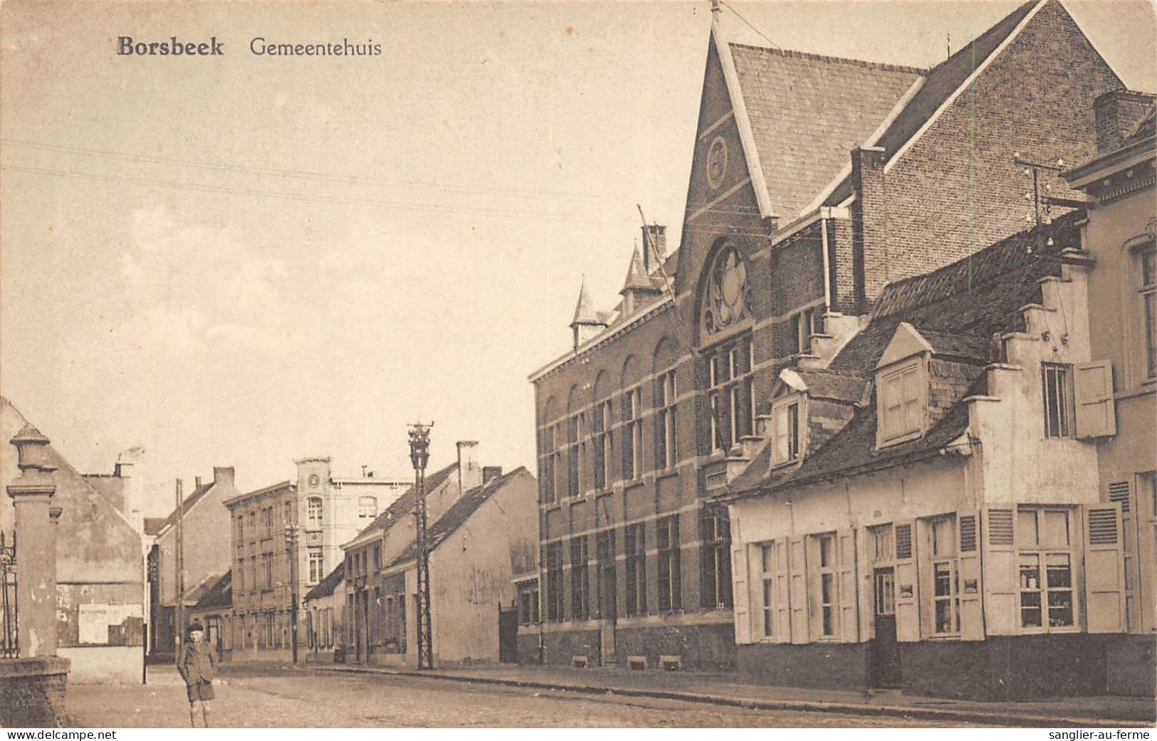 CPA BELGIQUE / BORSBEEK / GEMEENTEHUIS