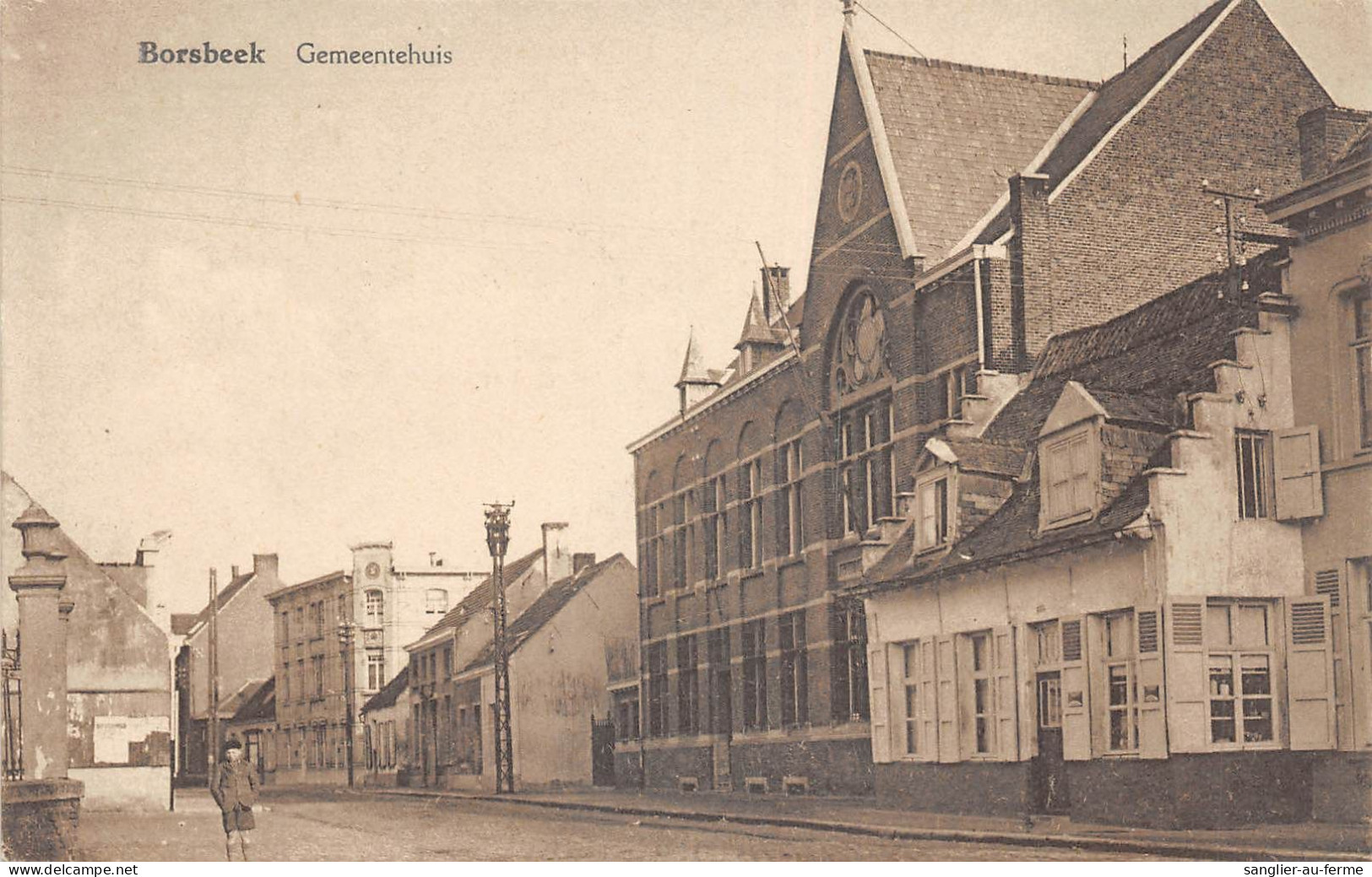 CPA BELGIQUE / BORSBEEK / GEMEENTEHUIS