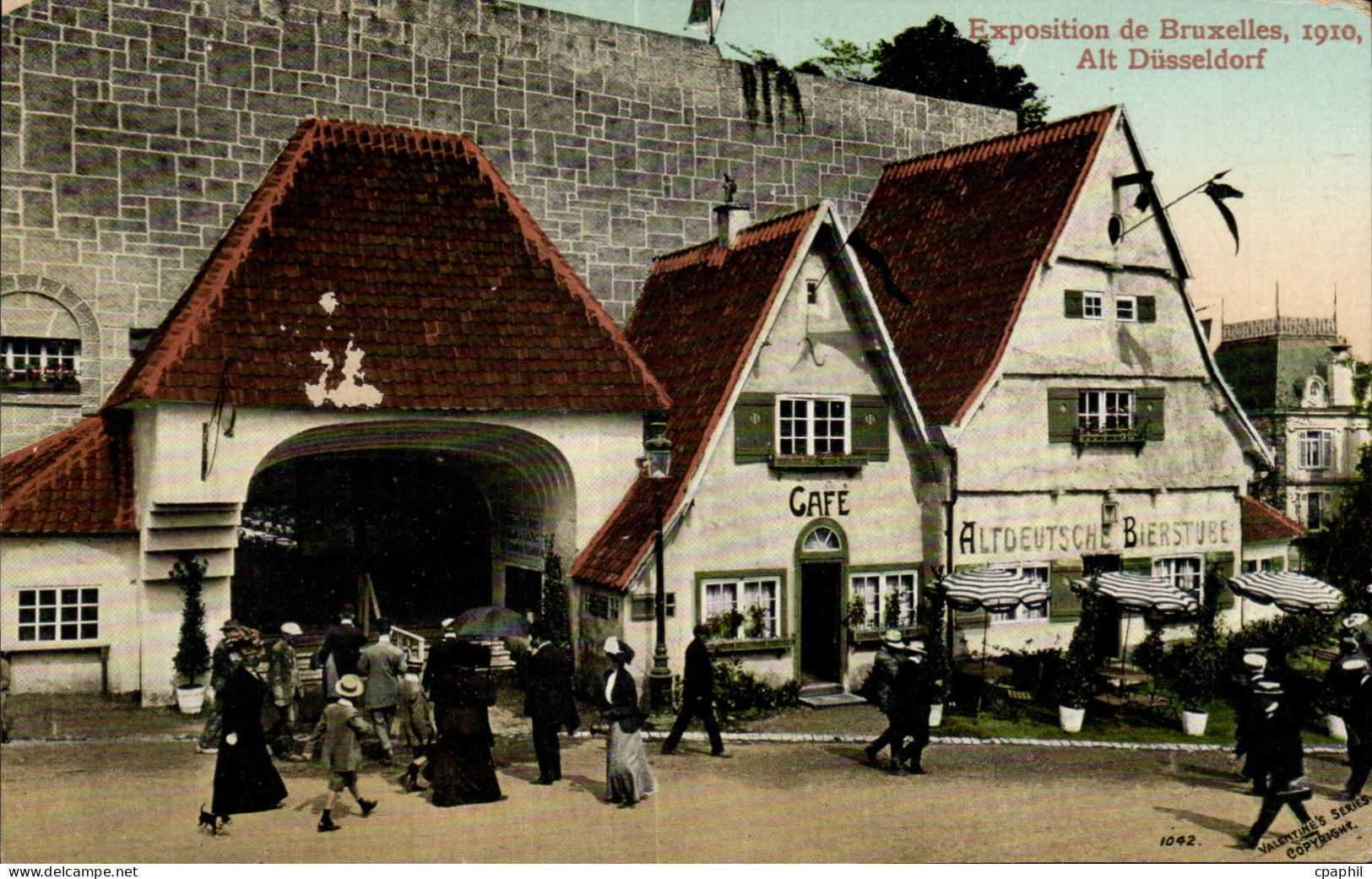 CPA Belgique Bruxelles Exposition 1910 Alt Dusseldorf