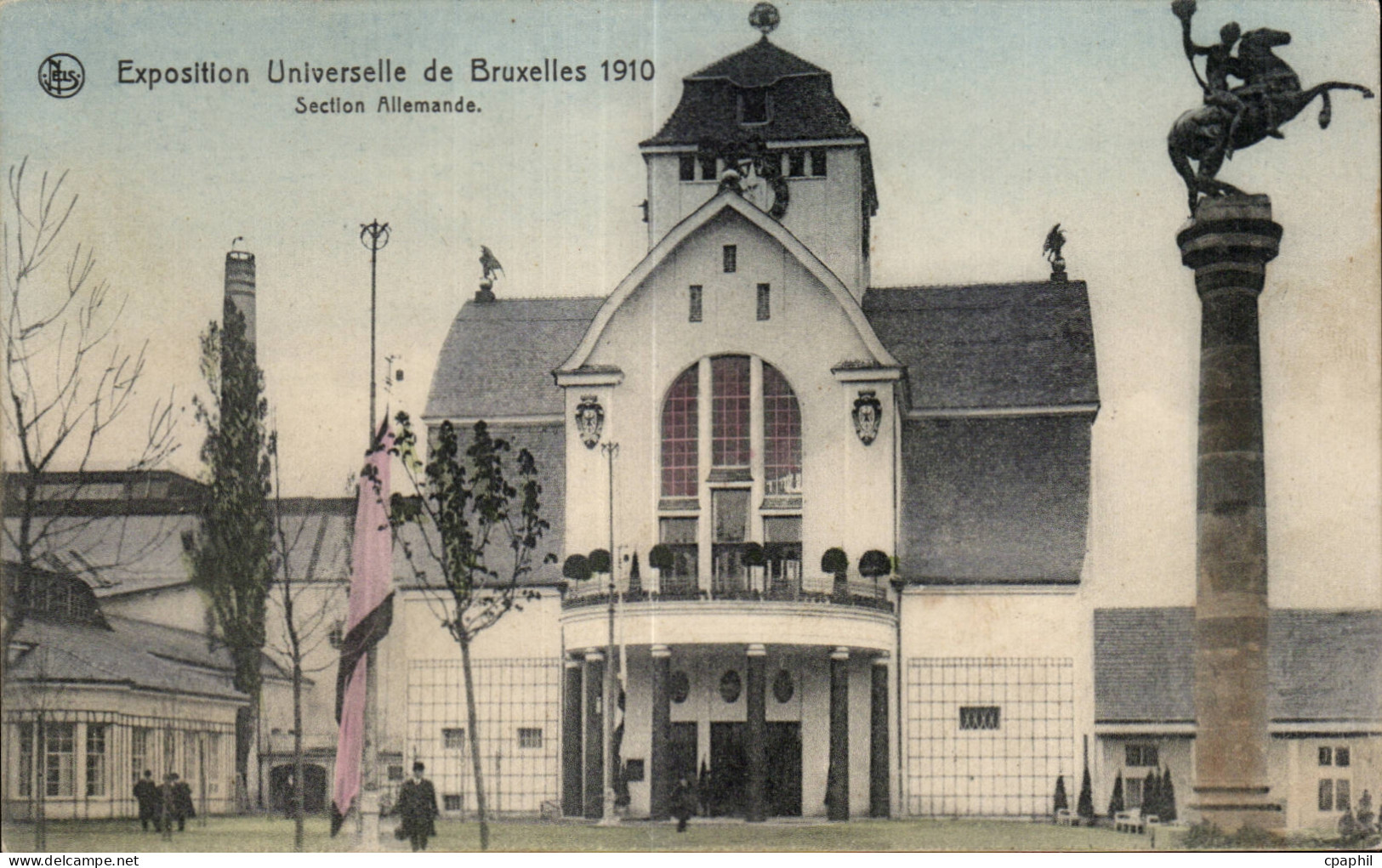 CPA Belgique Bruxelles Exposition 1910 Section allemande