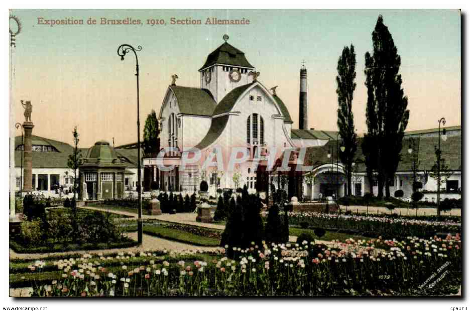 CPA Belgique Bruxelles Exposition 1910 Section allemande