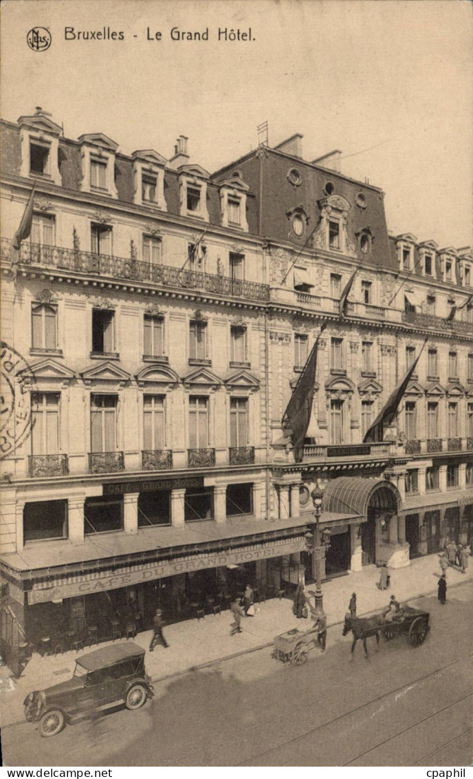 CPA Belgique Bruxelles le grand hotel