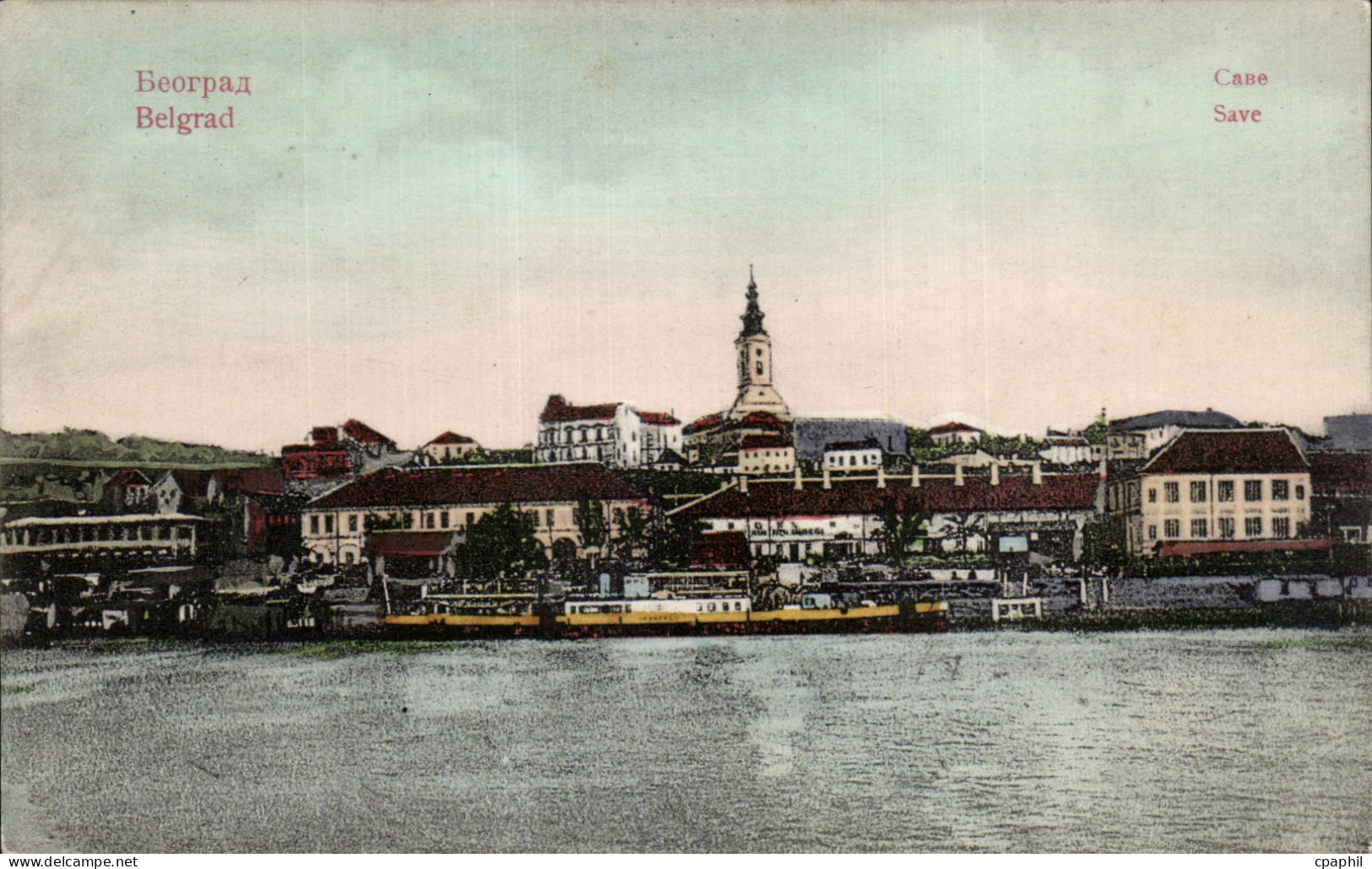 CPA Belgrad Yougoslavie Belgrad Save