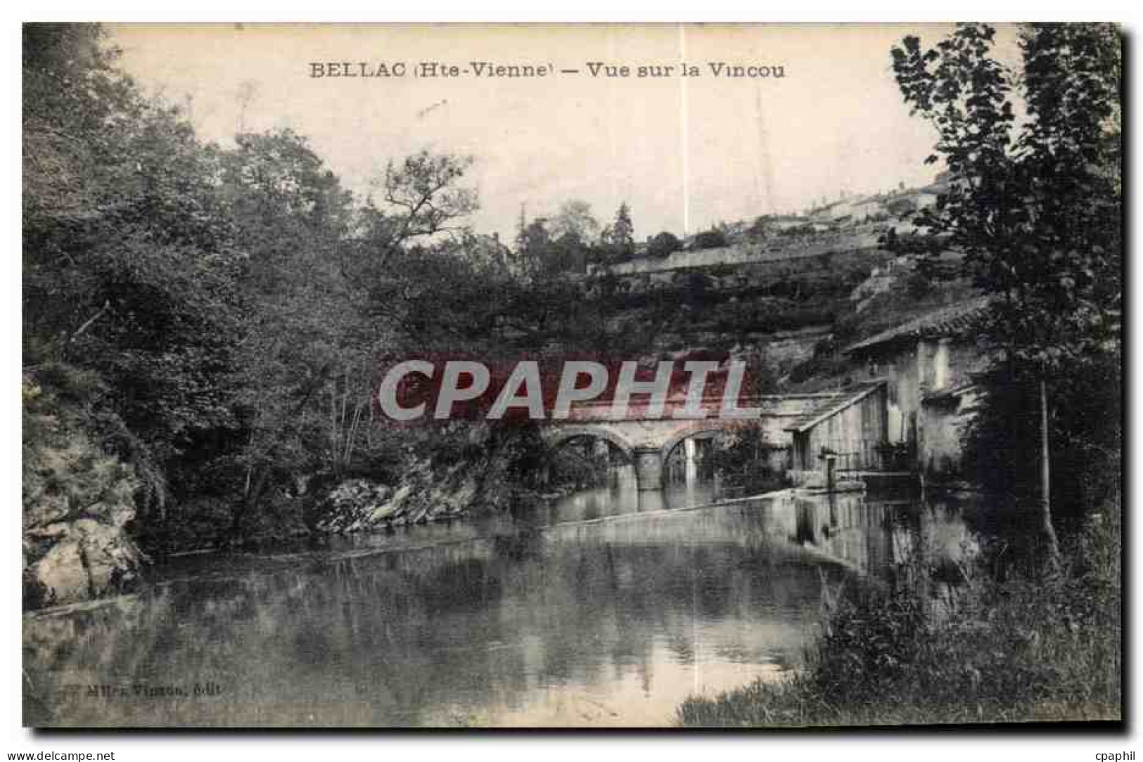 CPA Bellac (Haute Vienne) Vue sur la Vincou
