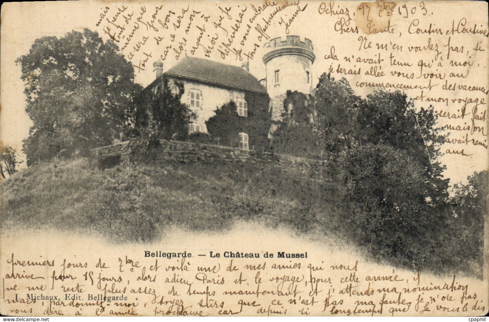 CPA Bellegarde le Chateau de Mussel