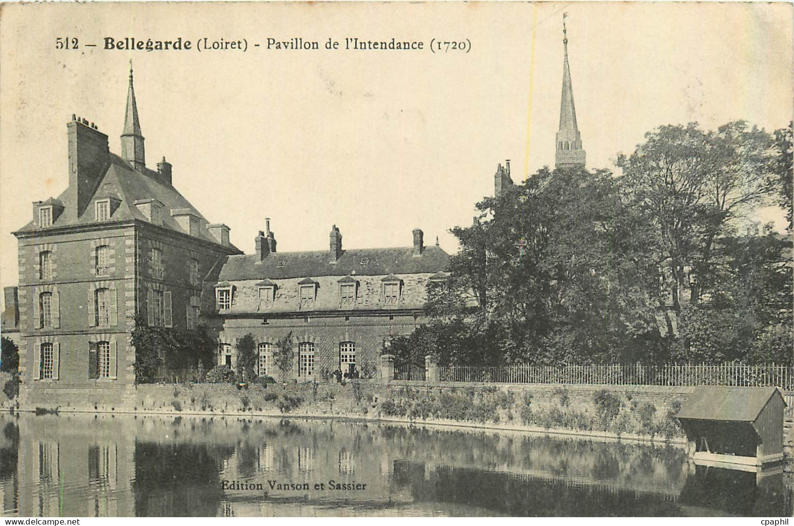 CPA Bellegarde Loiret Pavillon de l'Intendance