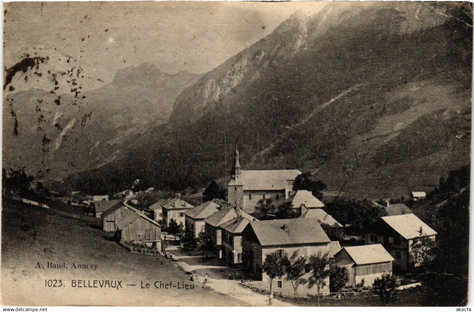 CPA BELLEVAUX - Le Chef-Lieu (247848)