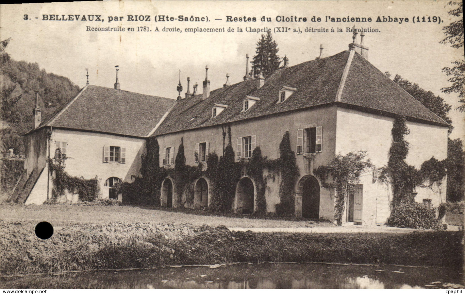 CPA Bellevaux par Rioz Hte Saone Restes du Cloitre de l'ancienne Abbaye 1119