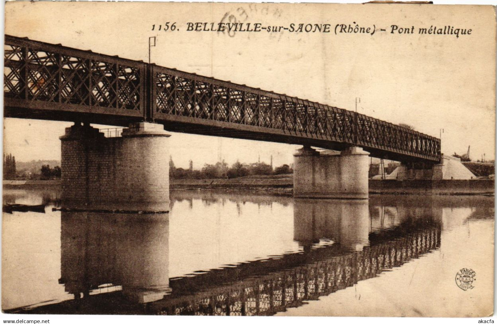 CPA Belleville-sur-Saone - Pont Metallique (1036575)