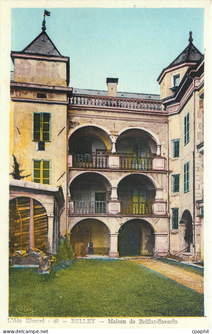 CPA Belley Maison de Brillat Savarin