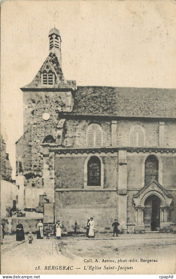 CPA Bergerac L'Eglise Saint Jacques