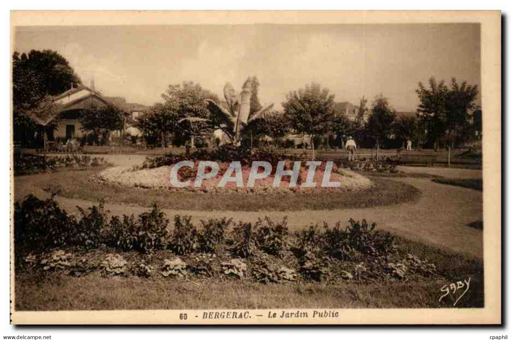 CPA Bergerac Le jardin public