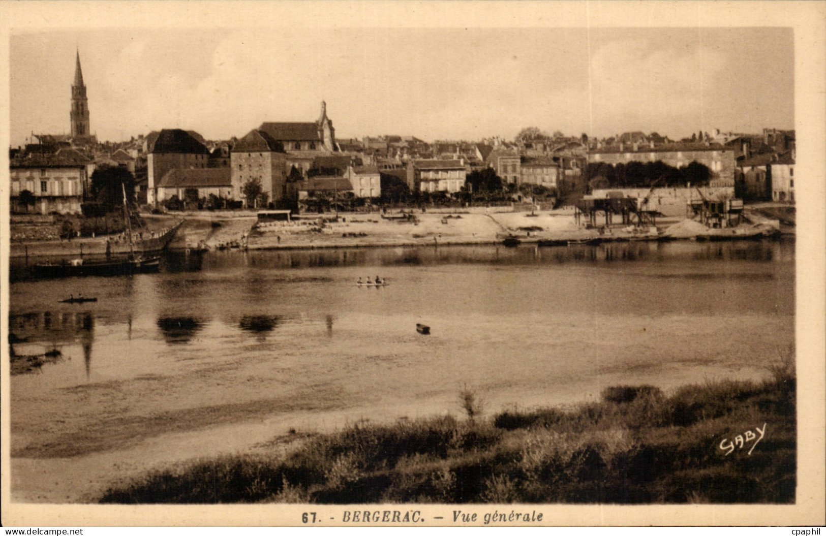 CPA Bergerac Vue generale