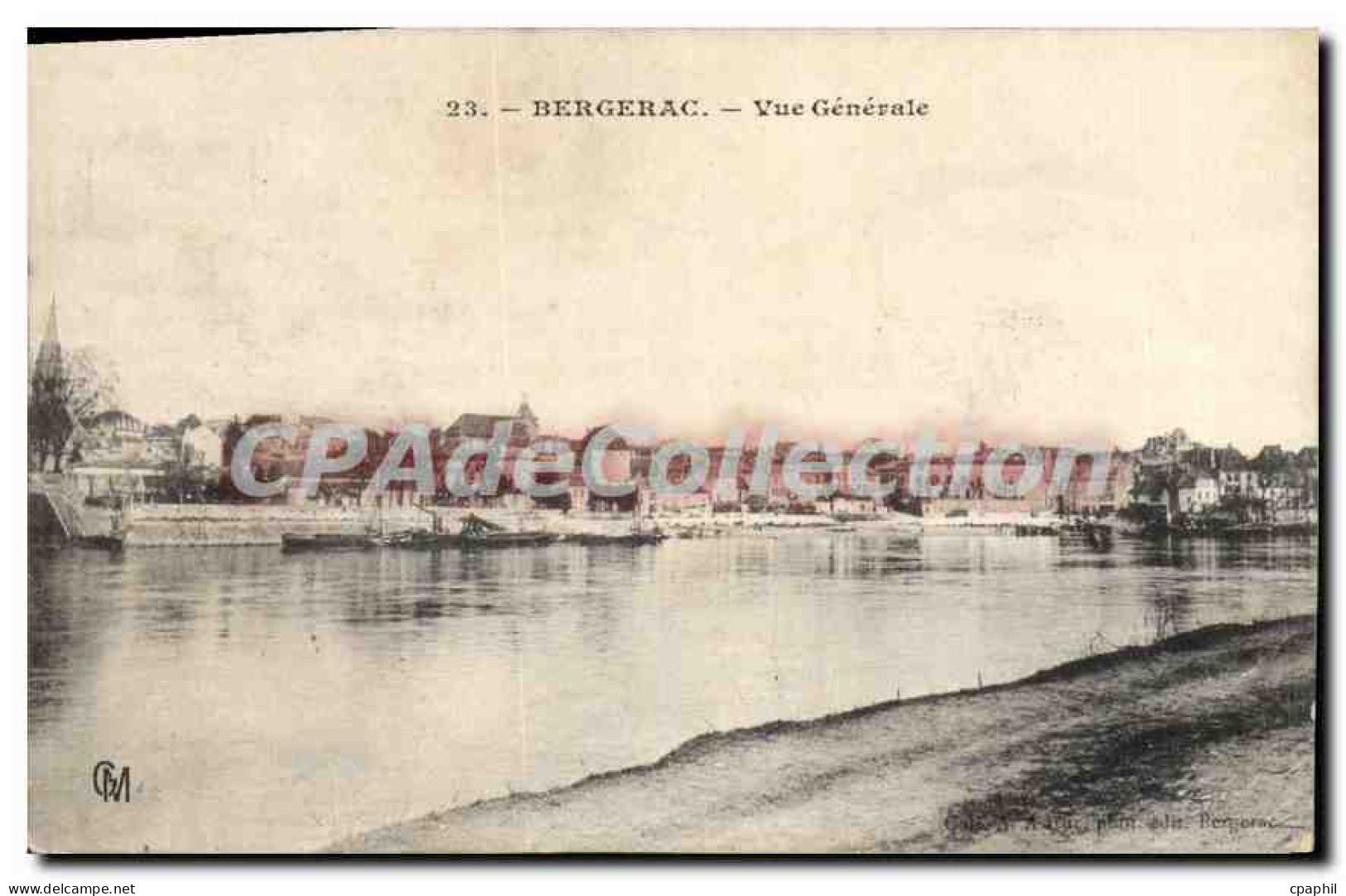 CPA Bergerac Vue Generale