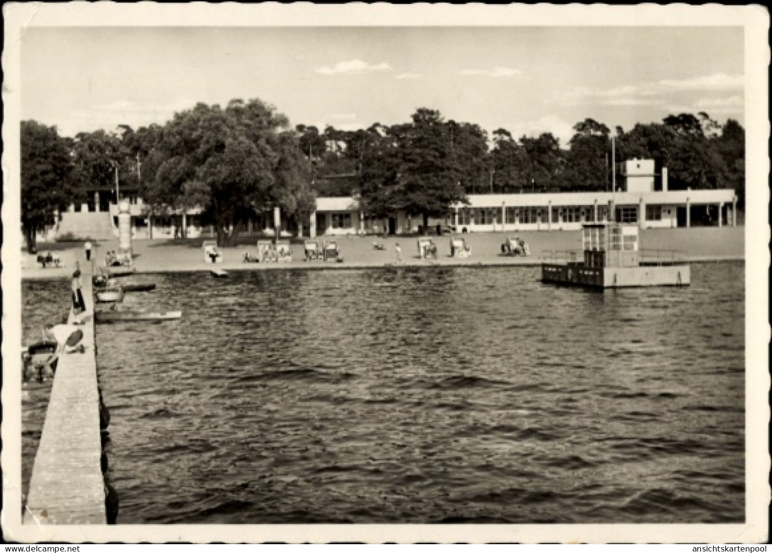 CPA Berlin Köpenick, Müggelsee, Strandbad