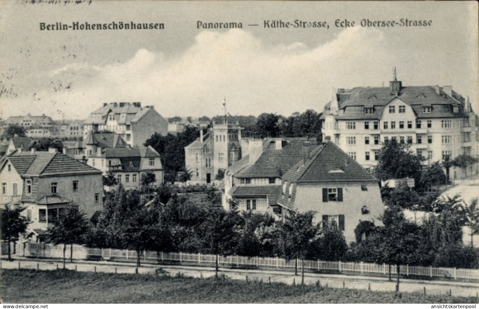 CPA Berlin Lichtenberg Hohenschönhausen, Käthestraße Ecke Oberseestraße