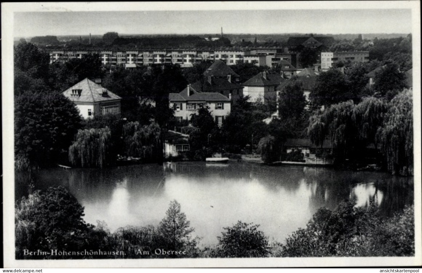 CPA Berlin Lichtenberg Hohenschönhausen, Partie am Obersee