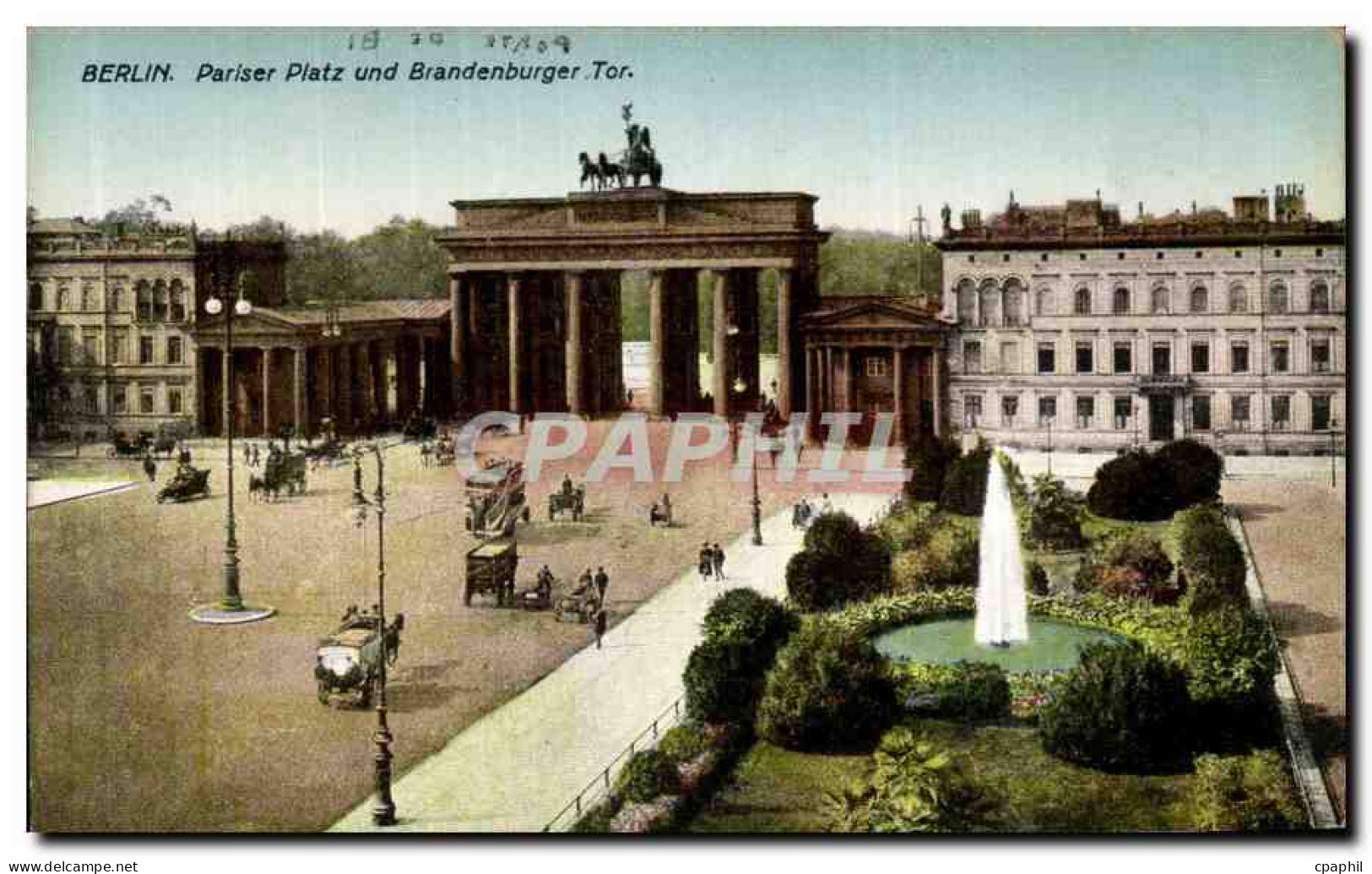 CPA Berlin Pariser und Brandenburger Tor