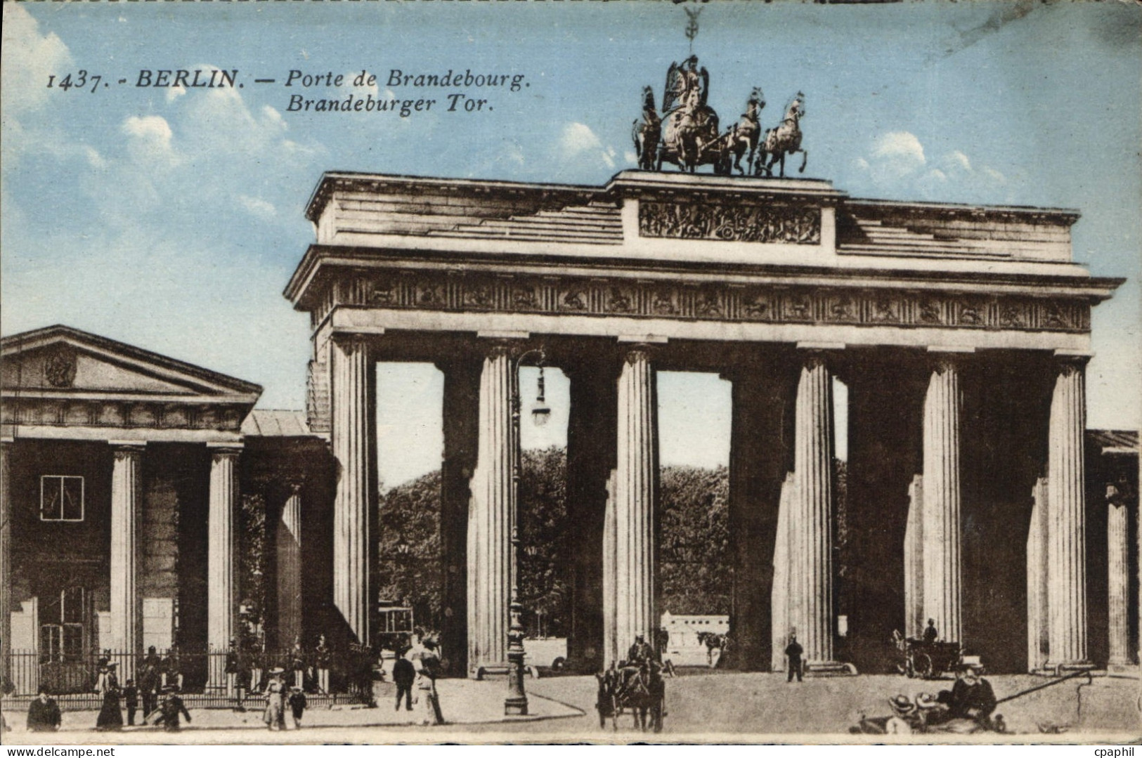 CPA Berlin porte de Brandebourg