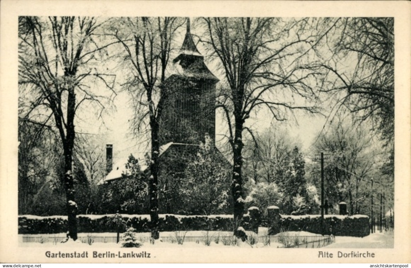 CPA Berlin Steglitz Lankwitz, Alte Dorfkirche