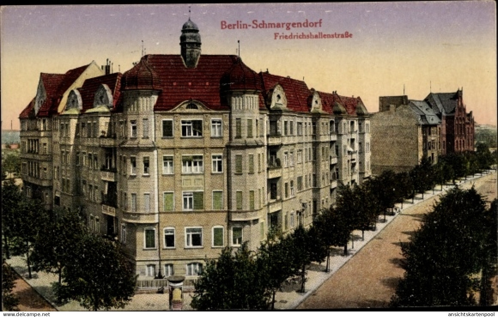 CPA Berlin Wilmersdorf Schmargendorf, Friedrichshallerstraße