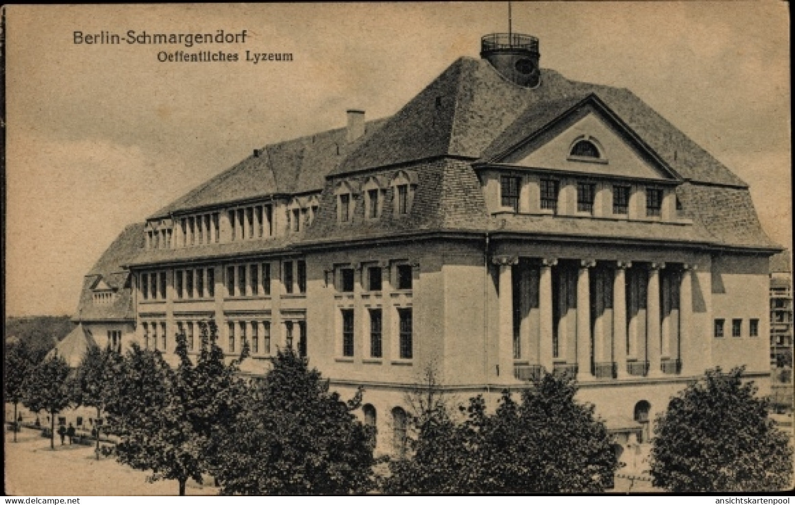 CPA Berlin Wilmersdorf Schmargendorf, Öffentliches Lyzeum
