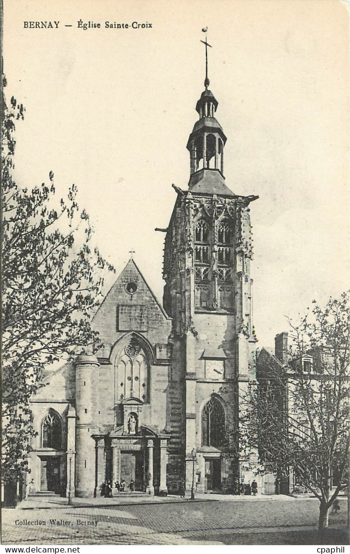 CPA Bernay Eglise Sainte Croix