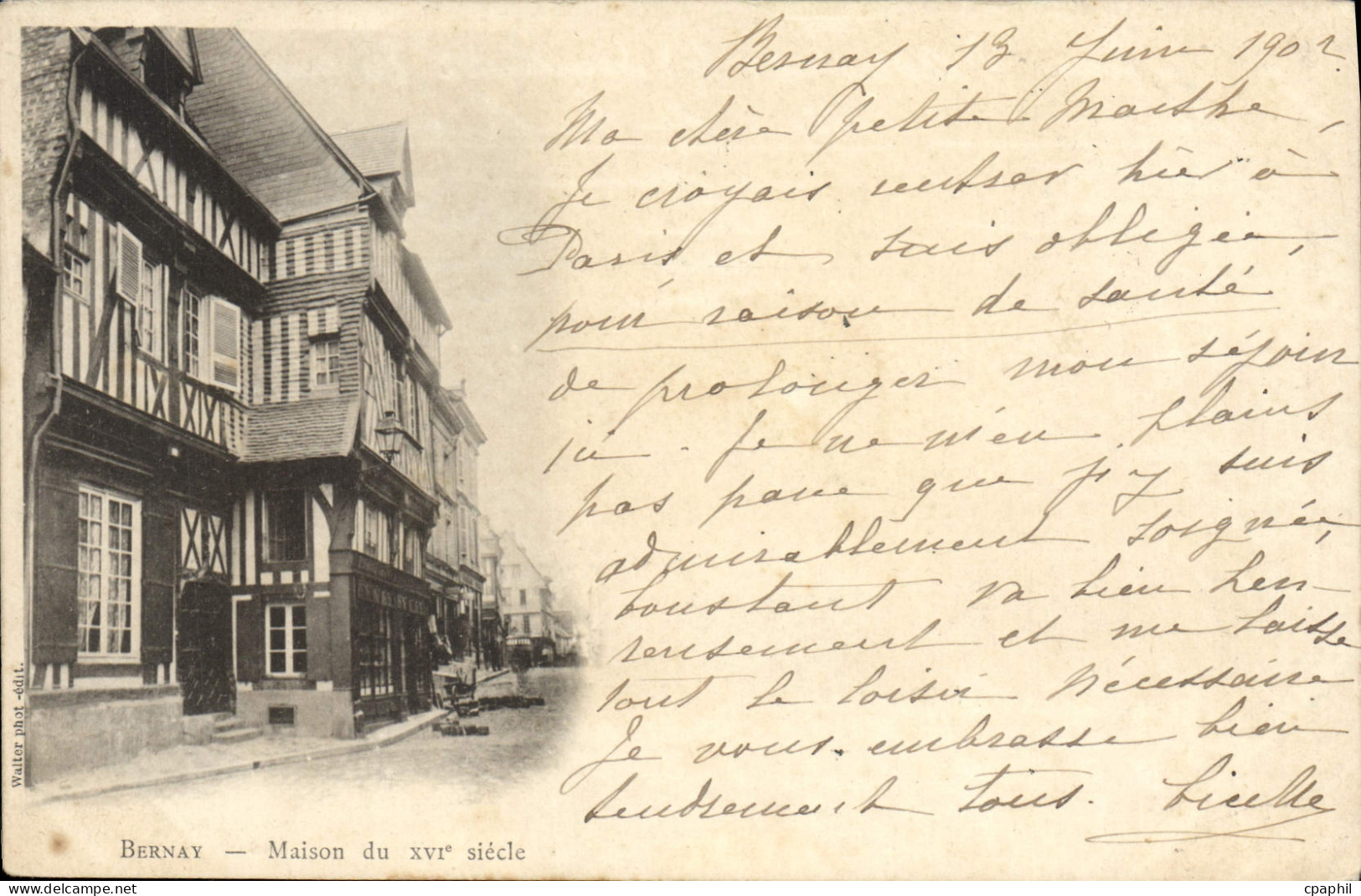 CPA Bernay Maison Du