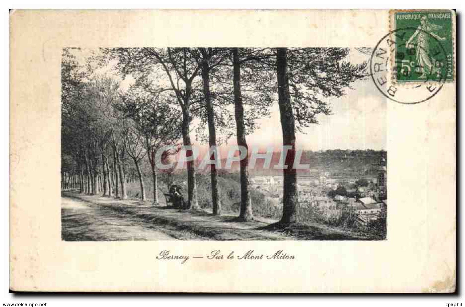 CPA Bernay Sur le Mont Miton