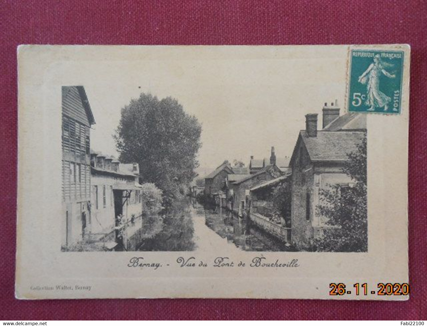 CPA - Bernay - Vue du Pont de Boucheville