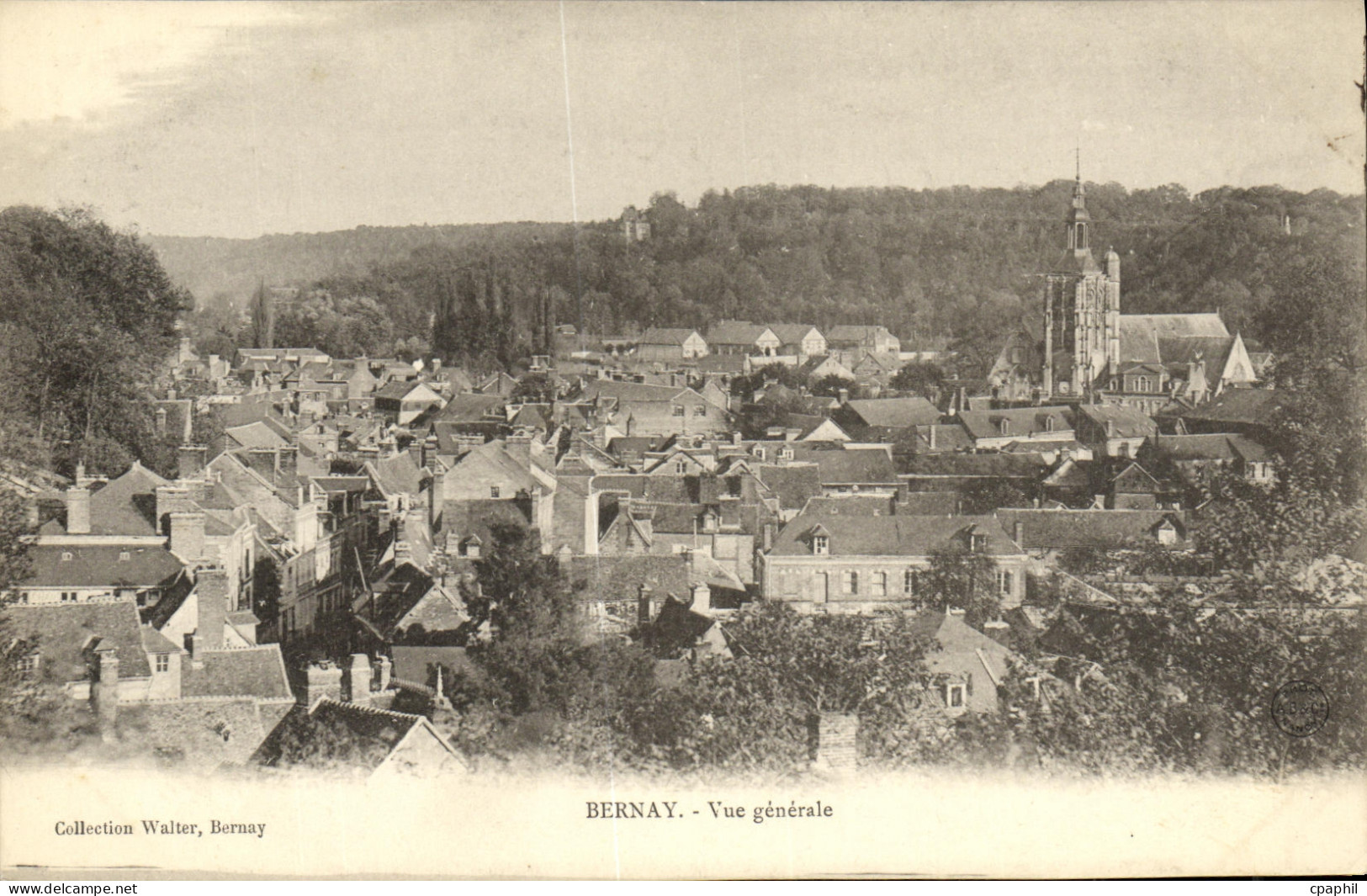 CPA Bernay Vue generale