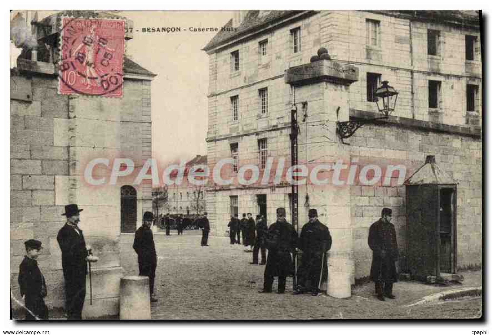 CPA Besancon Caserne Ruite