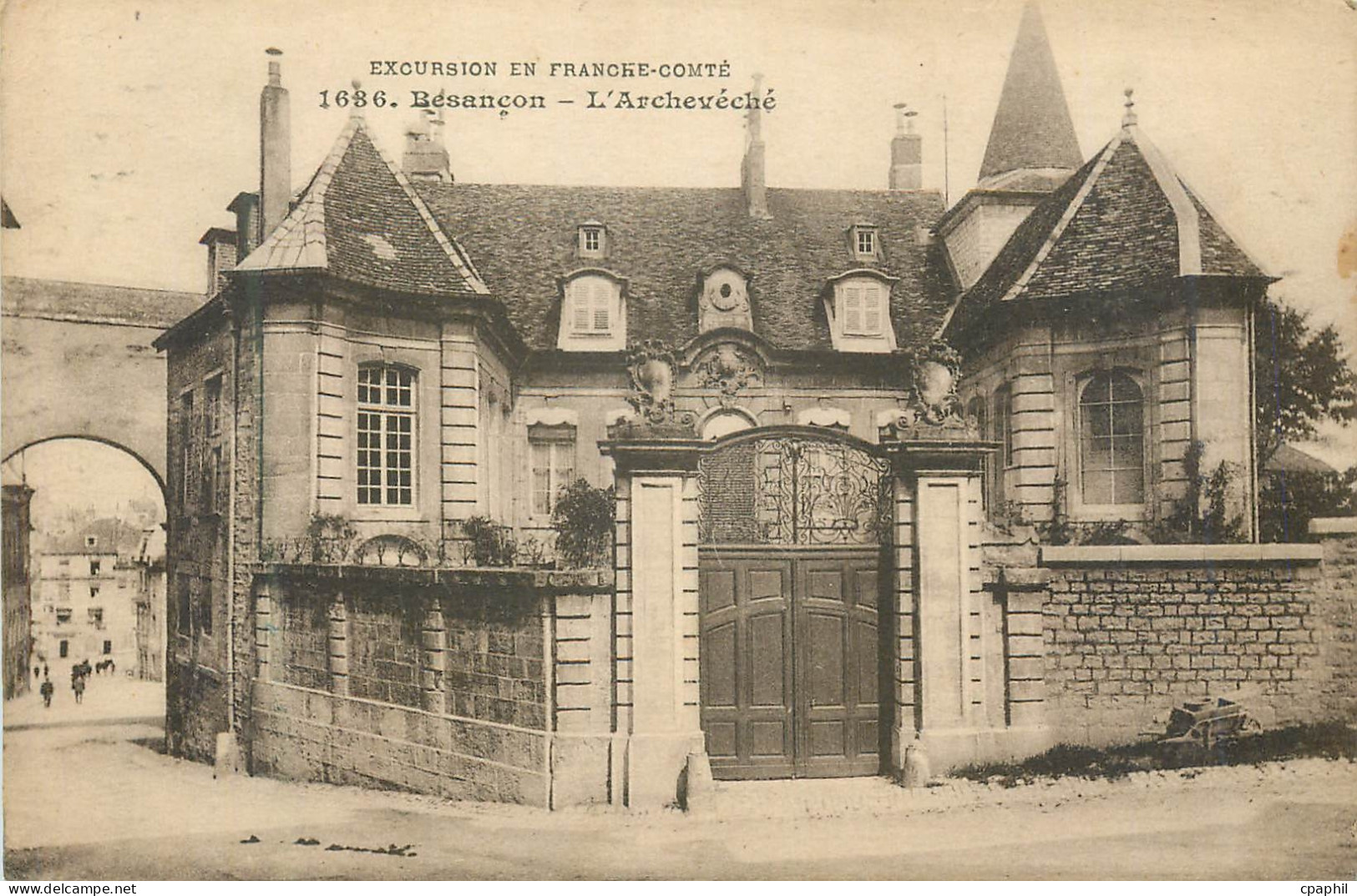 CPA Besancon L Archeveche