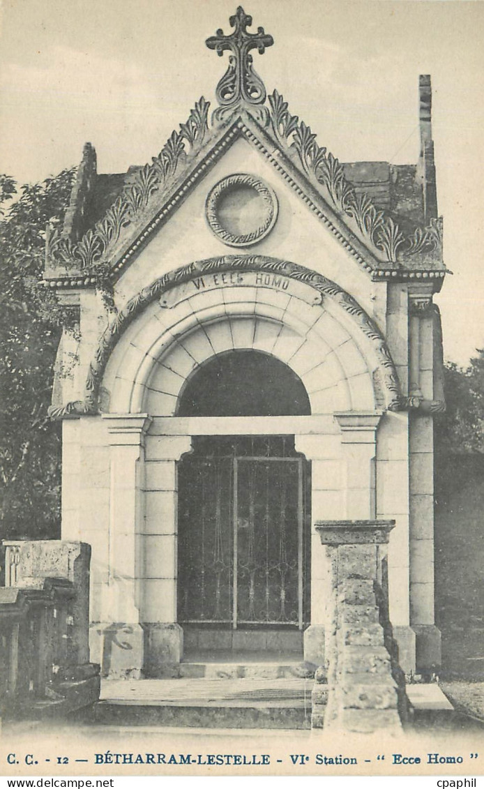 CPA Betharram Lestelle VI e Station Ecce Homo