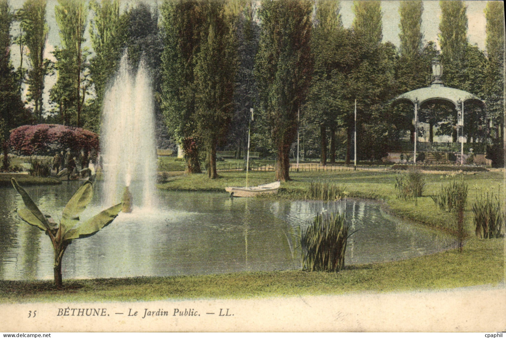 CPA Bethune Le Jardin Public