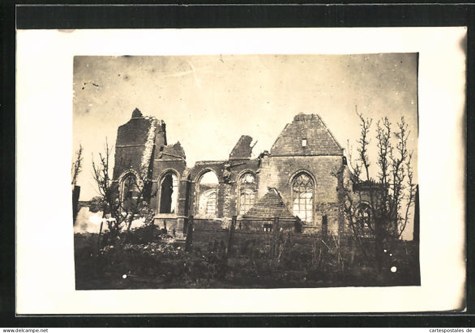 CPA Beuvraignes, Zerstörtes Gotteshaus