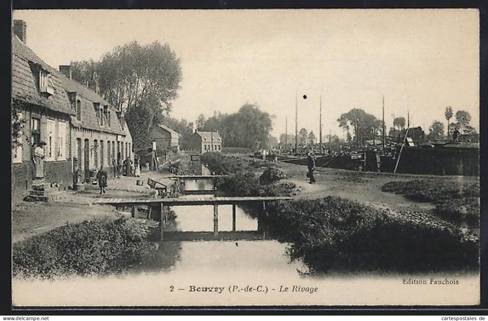 CPA Beuvry /P.-de-C., Le Rivage