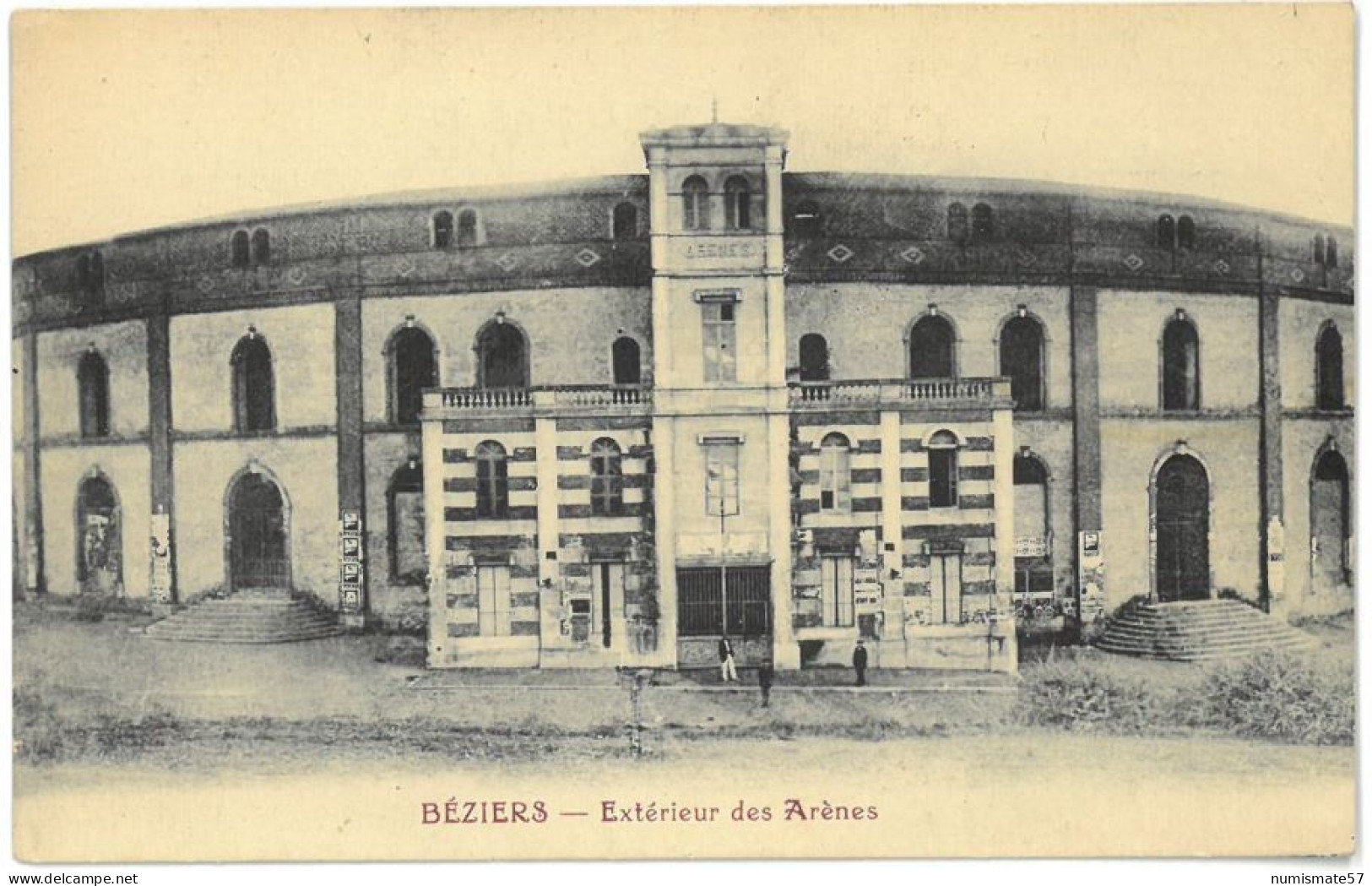 CPA BEZIERS - Extérieur des Arènes - Ed. Mazet-Pons , Béziers