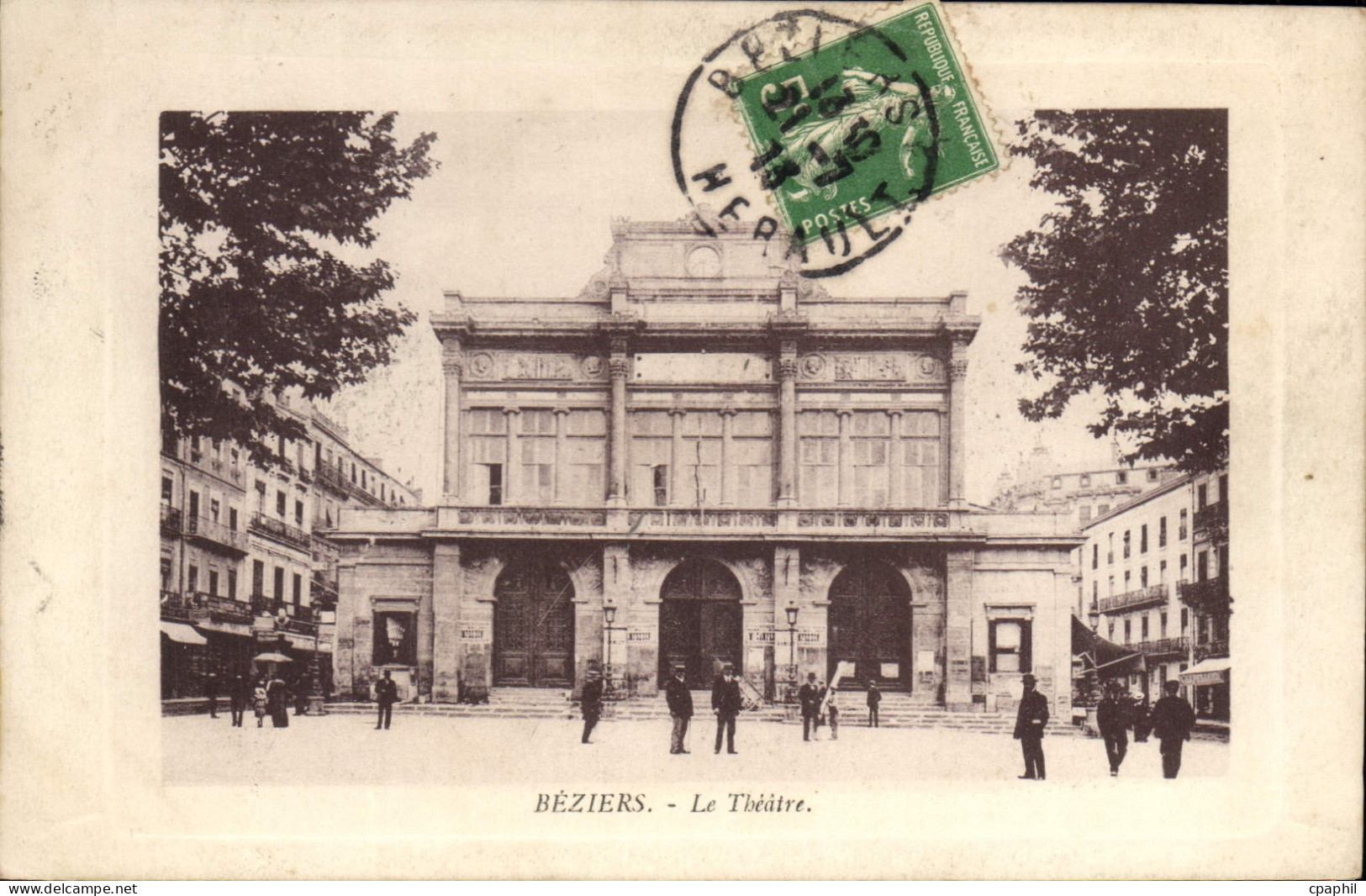 CPA BEZIERS Le Theatre