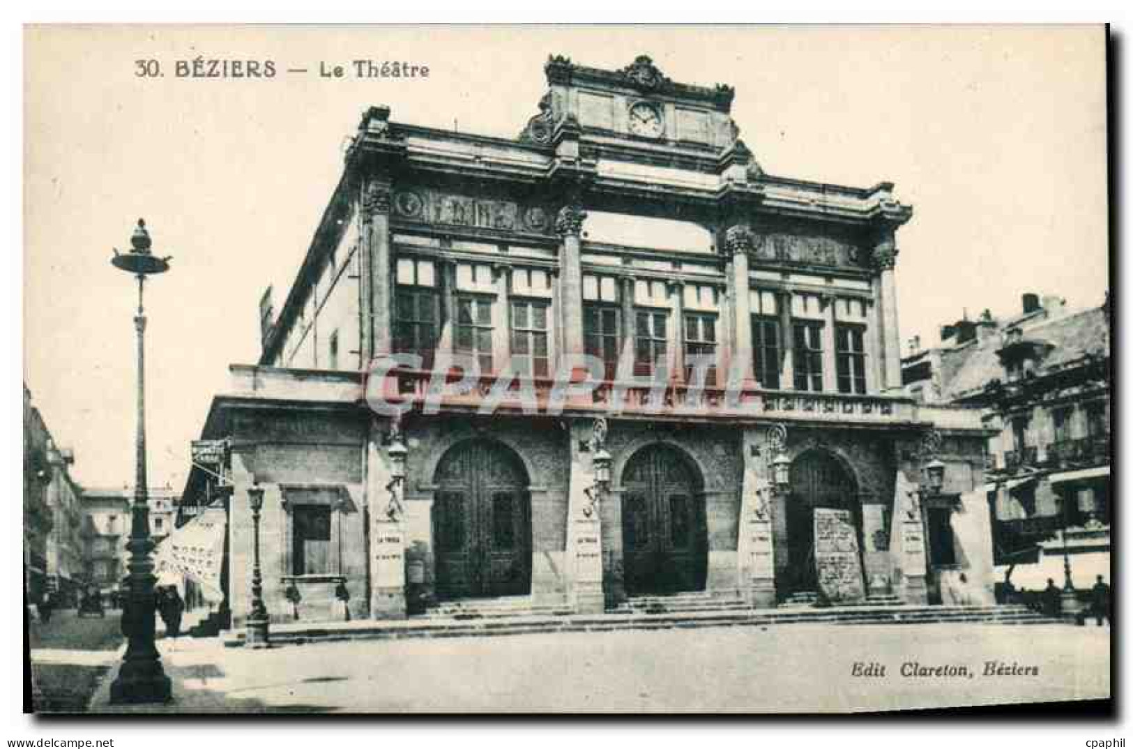 CPA Beziers Le Theatre