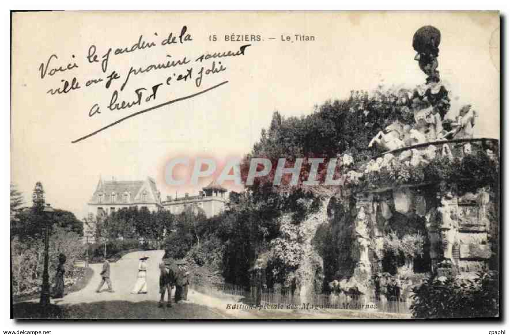 CPA BEZIERS Le Titan