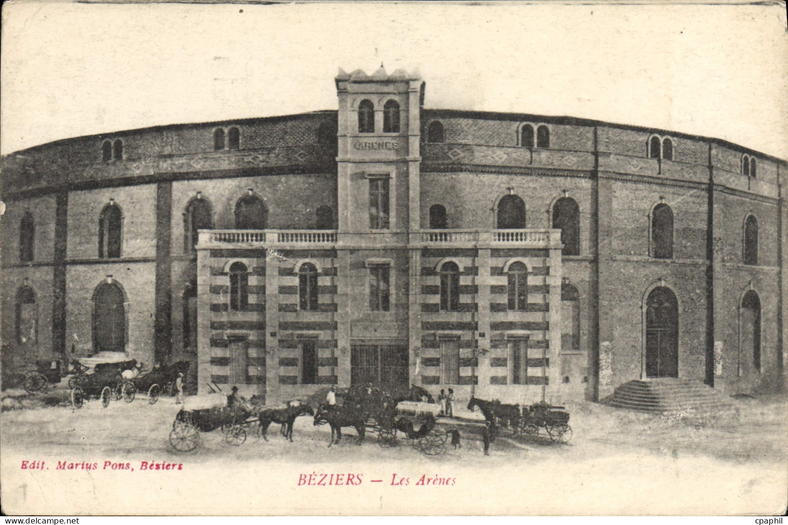 CPA Beziers Les Arenes