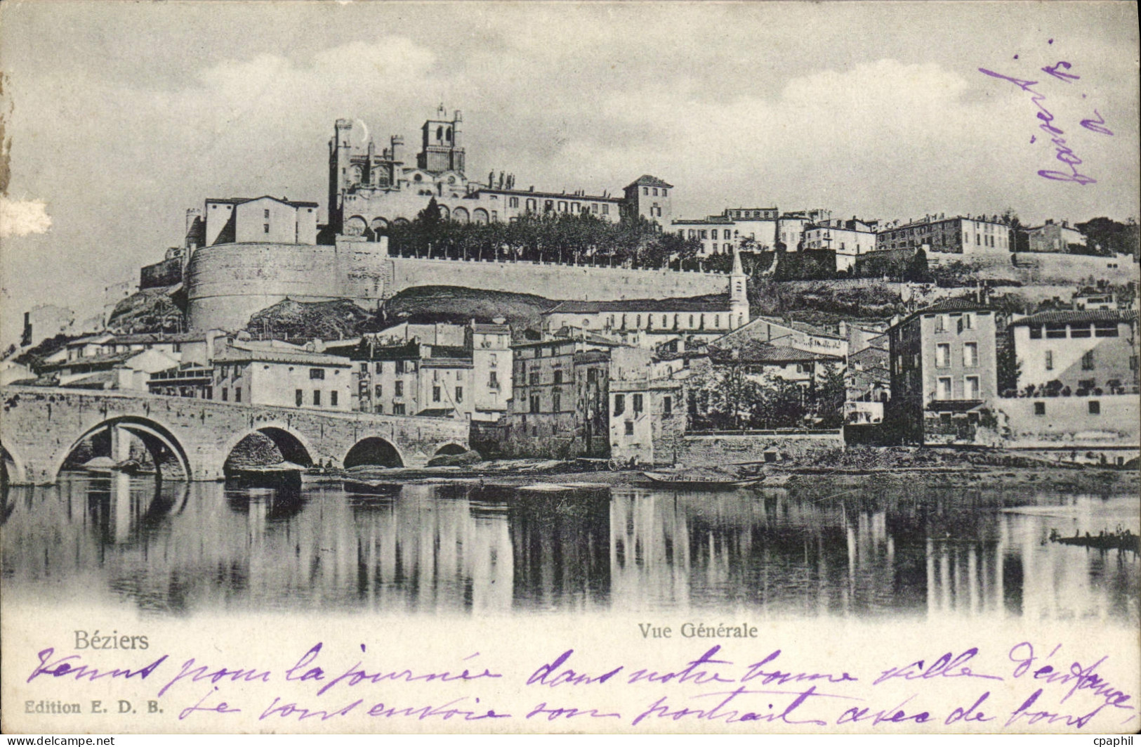 CPA Beziers Vue Generale