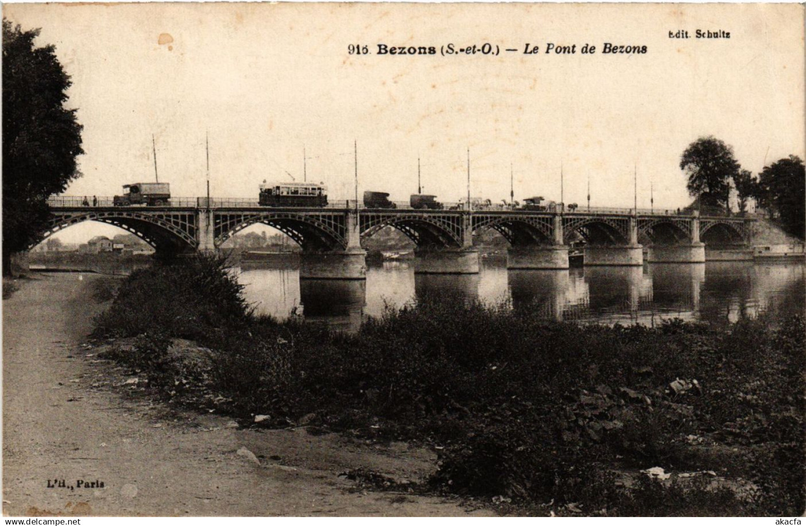 CPA Bezons (S.-et-O.) - Le Pont de Bezons (290626)