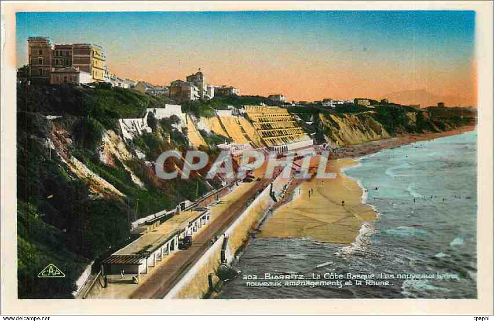 CPA Biarritz La Cote Basque