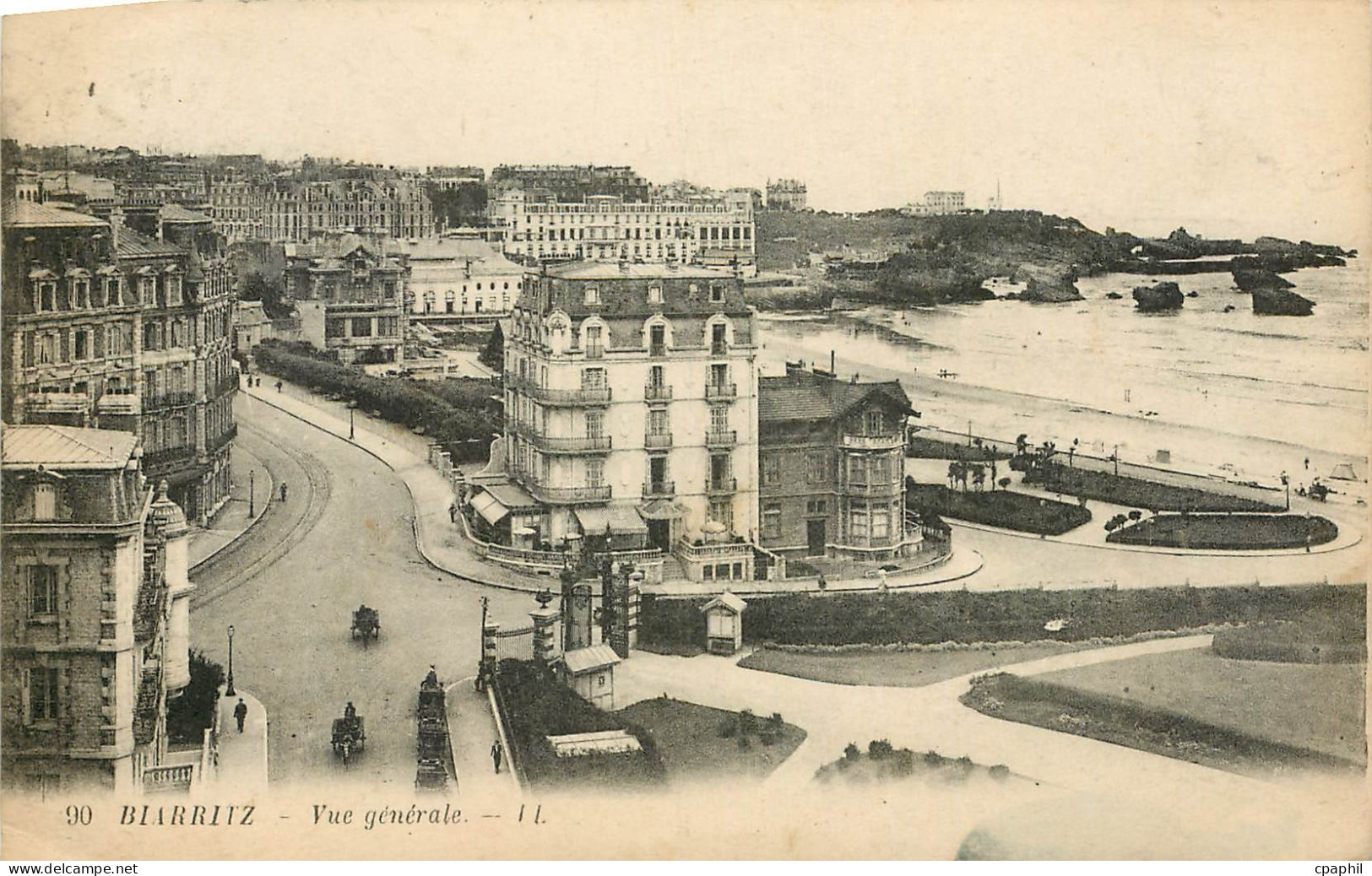 CPA Biarritz Vue generale
