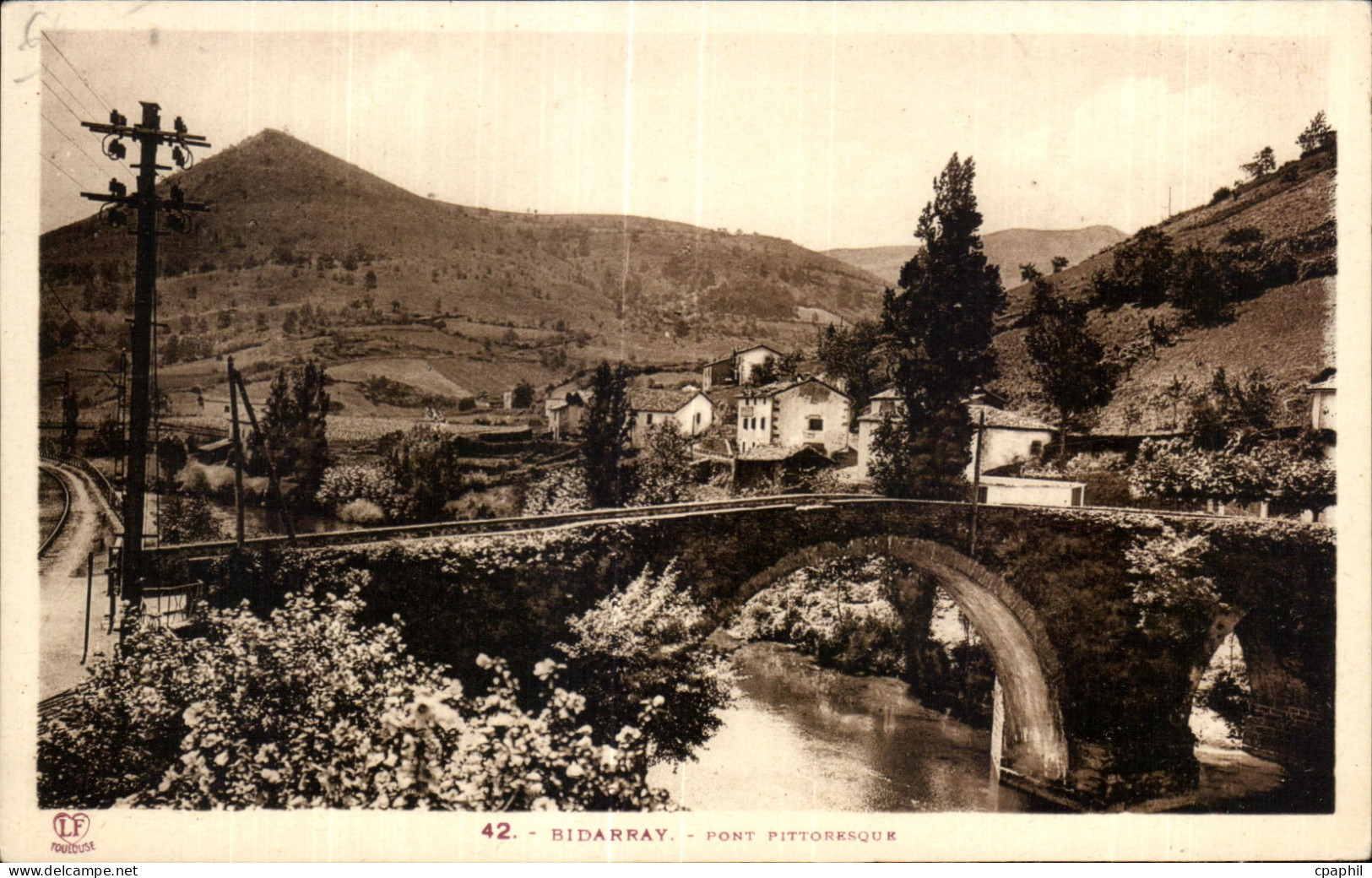 CPA Bidarray Pont Pittoresque