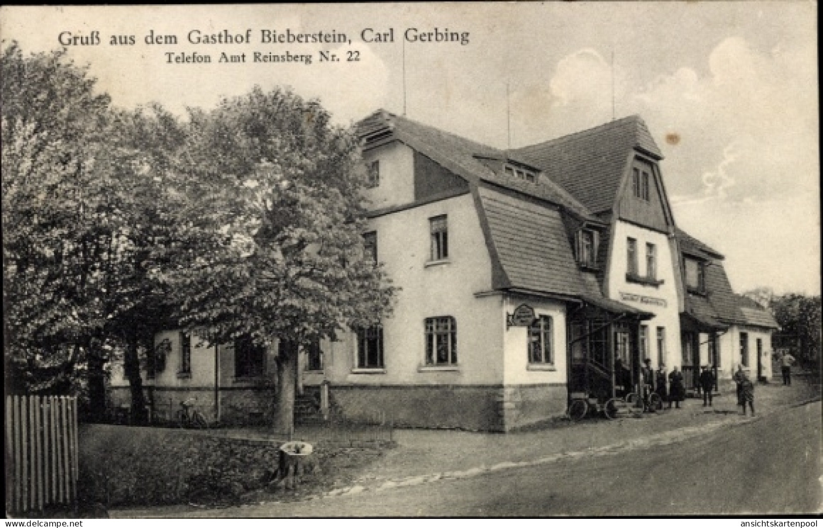 CPA Bieberstein Reinsberg in Sachsen, Gasthof Bieberstein