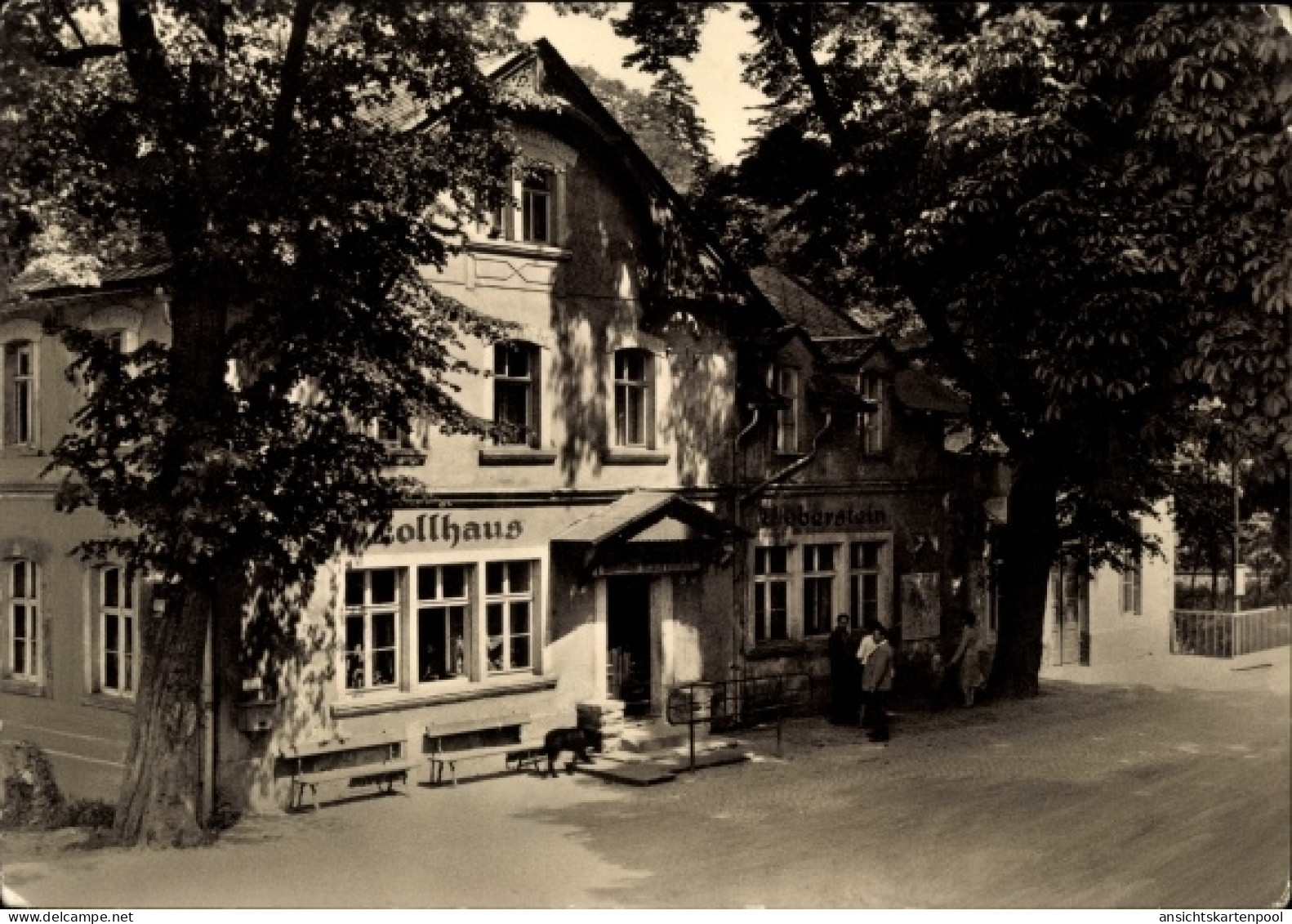 CPA Bieberstein Reinsberg in Sachsen, Gaststätte Zollhaus
