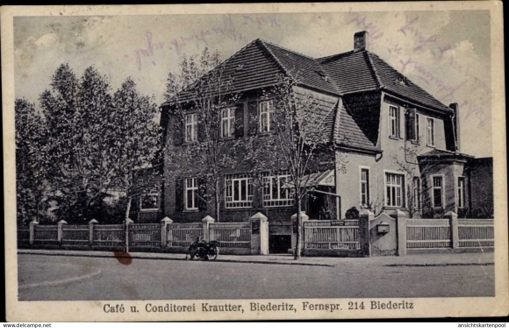 CPA Biederitz in Saxe Anhalt, Cafe und Konditorei